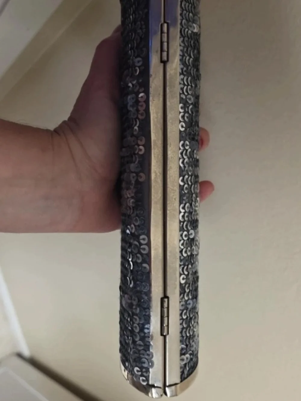Silver Clutch Bag